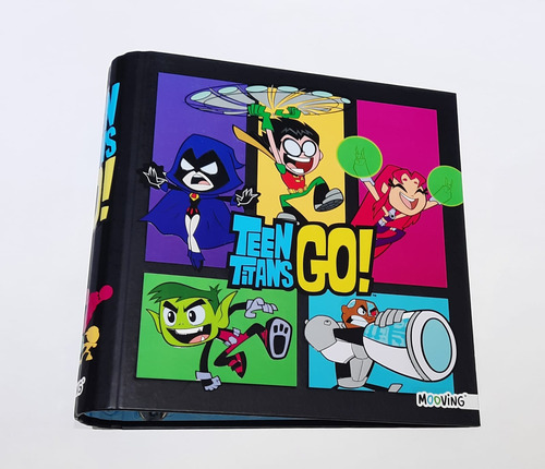 Carpeta Nro3 Mooving Escolar Teen Titans Go