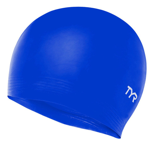 Gorra De Natacion Latex Azul Tyr