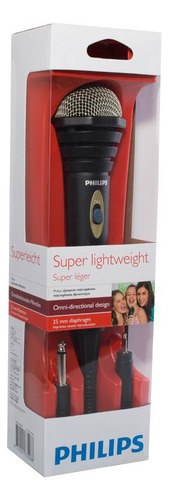 Micrófono Philips Sbc Md110 3.5 Mm Omnidirecional Negro 1.5