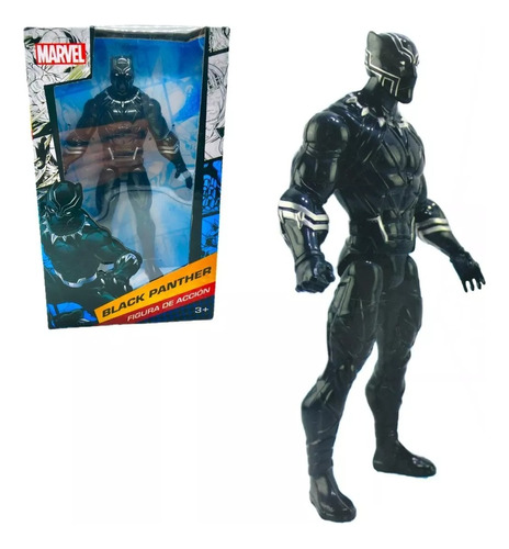 Figura Pantera Negra De Acción Muñeco Superhéroes Marvel Jug