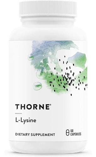 L-lisina 500 Mg Thorne Research 60 Capsulas