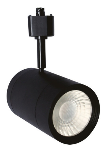 Lámpara Interior Spot Led Para Riel, Negro, 22w, Luz Cálida