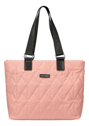 Bolsa Tote Enso Mujer Eb244112ttp Rosa Diseño de la tela Liso