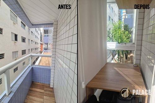 Imagem 11 de 30 de Apartamento Com 1 Dormitório À Venda, 51 M² Por R$ 320.000,00 - Vila Guilhermina - Praia Grande/sp - Ap3226
