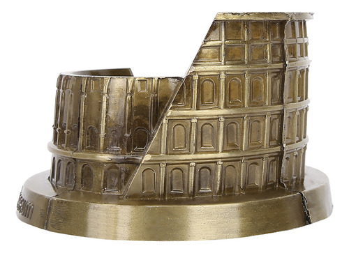 Coliseo Romano En Miniatura Modelo Coliseo Romano Vintage