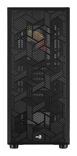 Imagen 2 de 8 de Gabinete Gamer Aerocool Hive Frgb V.3 Black Rgb Media Torre