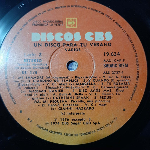 Sin Tapa Disco Un Disco Para Tu Verano Cp0