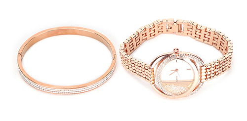 Reloj De Pulsera De Joyería De Moda Para Mujer, Conjunto De