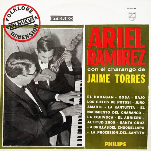 Ariel Ramirez Con El Charango De Jaime Torres Lp 