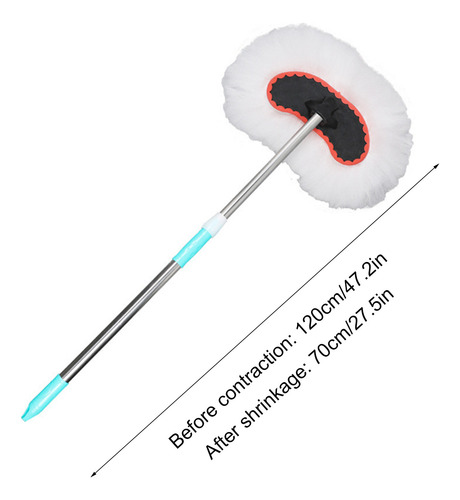 O Car Washing Mop Long Handle Telescopic Mop, Car Clean 1028