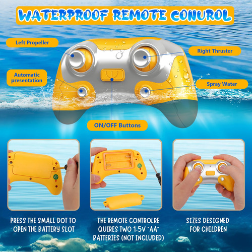 Lacha Control Remoto Submarino Niños Navidad