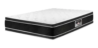 Colchão Castor Black & White Espuma D33 King Size 193x203x27