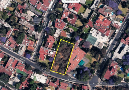 Terreno En Venta Av. Picacho, Jardines Del Pedregal.