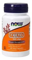 Comprar Suplemento en cápsulas de 7 cetogénicos con sabor sin sabor de Now Now Foods en 30 ml 60 en bote