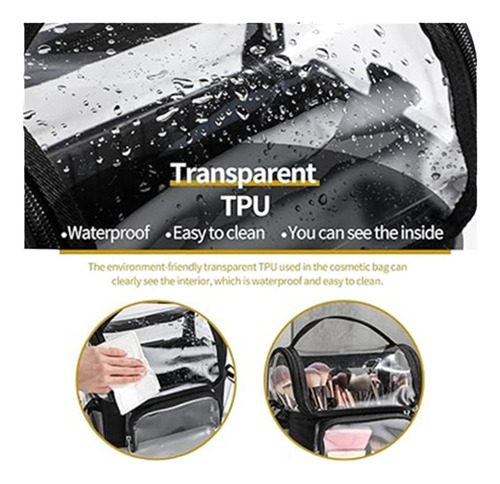 !~. Bolsa De Maquillaje Transparente, Organizador De