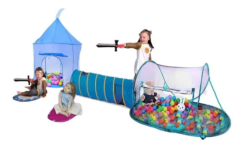 comprar Castillo Carpa Castillo Pelotero Infantil Casita Combo Tunel