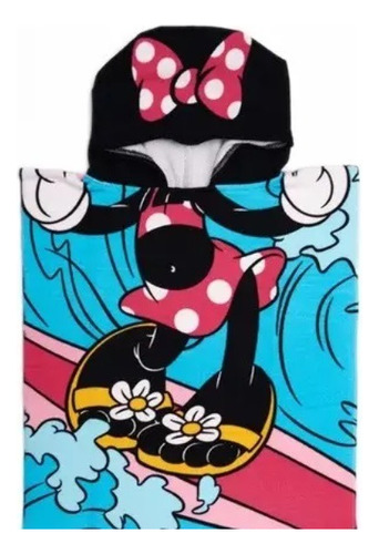 Poncho Piñata Minnie Surf