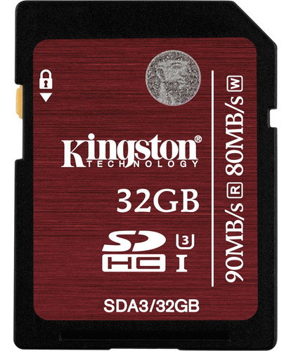 Tarjeta de memoria Kingston SDA3 32GB