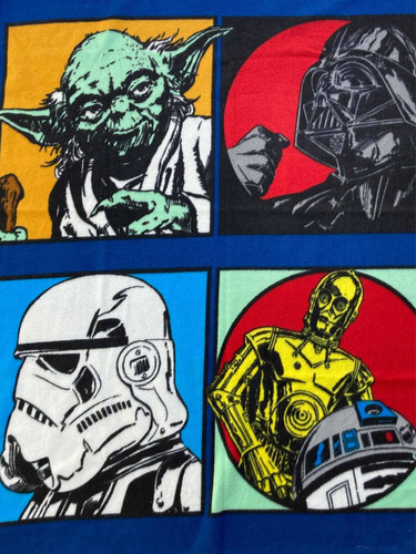 Imagen 2 de 3 de Manta Star Wars Yoda Darth Vader
