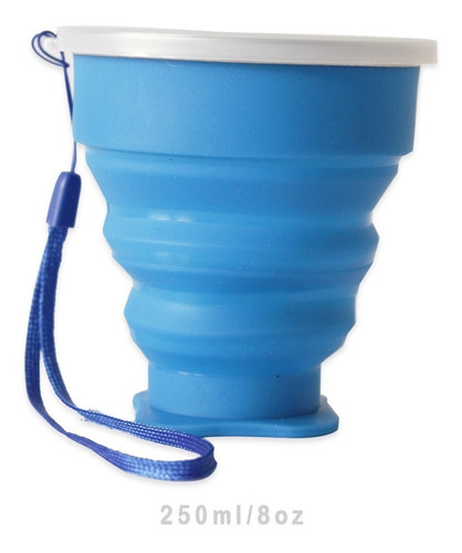 Taza Vaso Reutilizable Plegable Ecologico Silicona