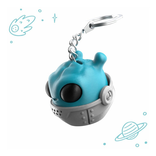 Cogonauts Mini Unaki - Llavero Picador Color Celeste Miniunaki