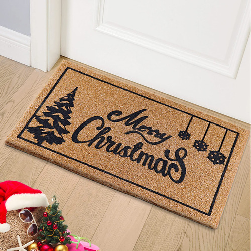 Ourwarm Tapete De Bienvenida De Navidad Para Puerta Delanter