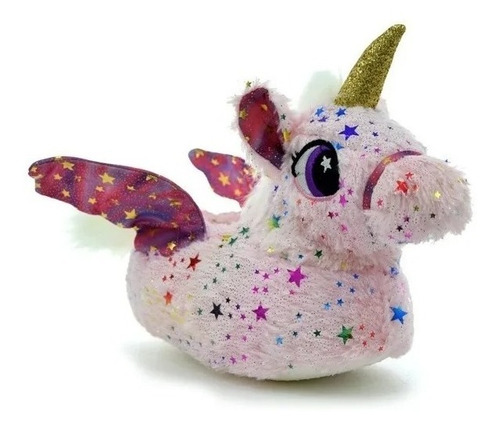 Pantufla Unicornio Con Estrellitas Importadas Phi Phi Toys