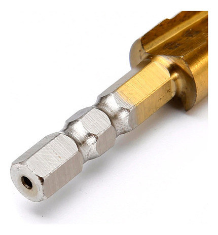 Broca Escalonada Espiral Titanium Hss Profissional 3-13mm