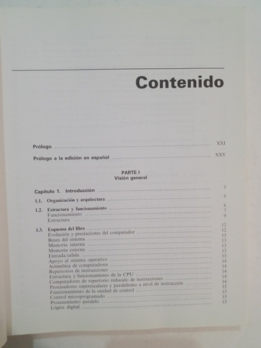 Organización Y Arquitectura De Computadores 5 E - W Stalling (Usado)
