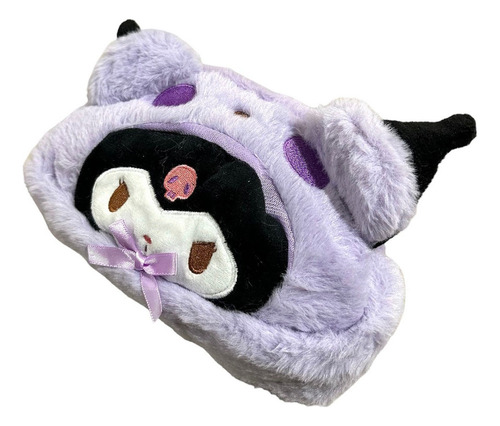 / V Estuche Cosmetiquero Felpa Kuromi Sanrio Hello Kitty