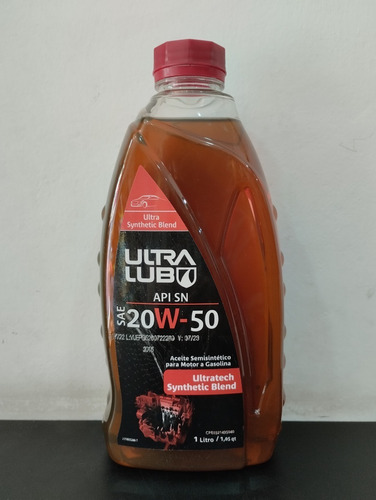 Aceite 20w50 Semi Sintético Ultra Lub