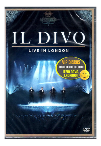 Dvd Il Divo Live In London - Lacrado Entrega Imediata!!