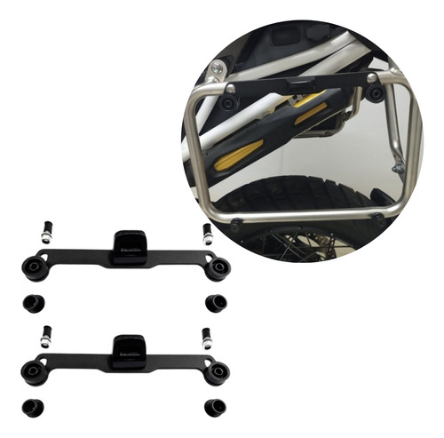 Kit Adaptador Suporte Bau Mala Lateral Outback P/ Monokey