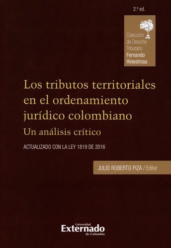 Libro Tributos Territoriales En El Ordenamiento Jurídico Co