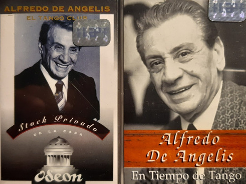 2 Cassettes Alfredo De Angelis El Tango Club Tiempo De Tango