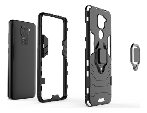 Funda Protectora Anticaída Para Xiaomi Redmi Note 9 Pc + Tpu W