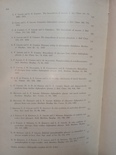 Imagen 2 de 3 de Opera Selecta - Luis F. Leloir (nobel Química 1970)