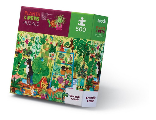 Puzzle Plantas Y Mascotas Niños