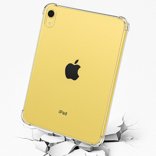 Funda Flexible Uso Rudo Para iPad 11 A16 Y Cristal Templado Transparente