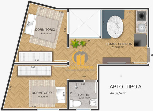 Studio À Venda, 35 M² Por R$ 180.000,00 - Vila Ivg - São Paulo/sp - St0001