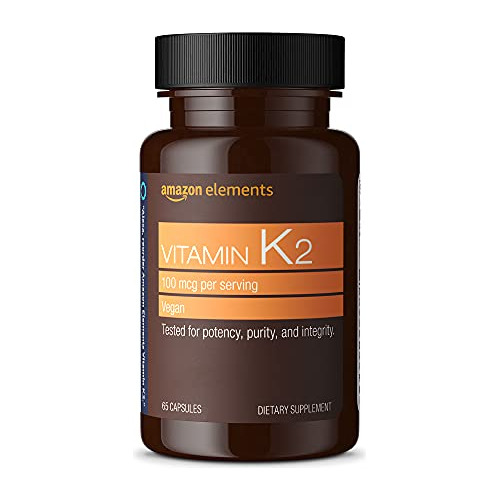 Elementos Devitamina K2 100 Mcg, Vegan, 65 1k0oc