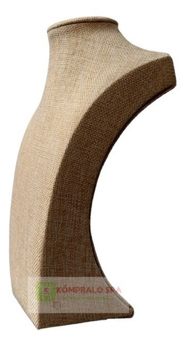 Imagen 2 de 2 de Exhibidor Collar Cadenas Joyas Crudo 24cm