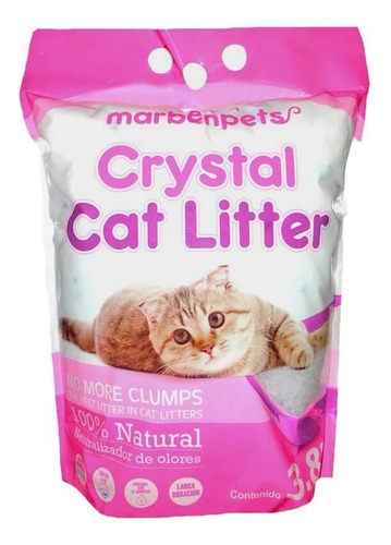 Arena Crystal Cat Litter Marbenpets 1.6 Kg - 3.8 L