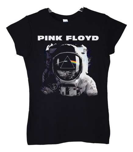 Polera Mujer Pink Floyd Astronauta Rock Abominatron