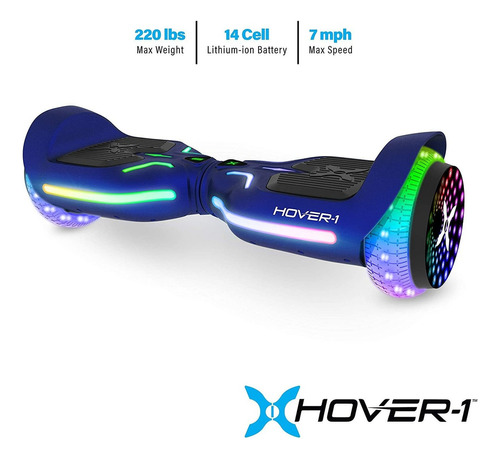 Hover-1 H1-100 - Hoverboard Eléctrico Con Luces Led En Las R