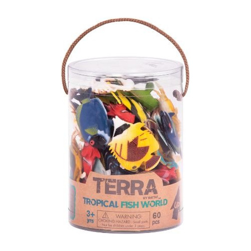 Set De Peces Tropicales En Tubo 60 Piezas