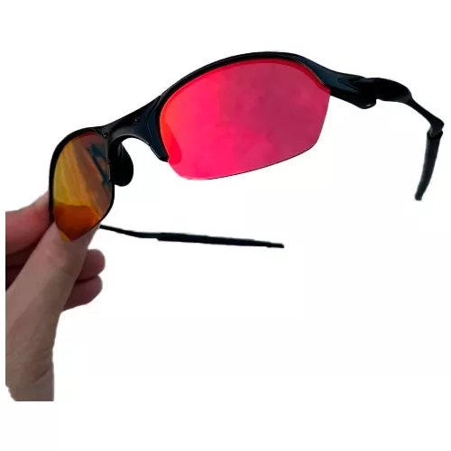 ÓCULOS DE SOL OAKLEY JULIET - LENTE ROXA PURPLE ARMAÇÃO CINZA oakley 78EA7E1