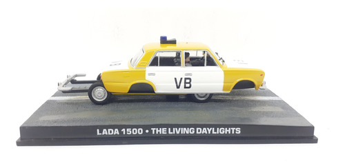 Coleção J. Bond 007 Lada 1500 Living Daylights T. Dalton Ler
