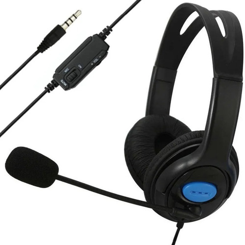 Auriculares Con Microfono Ps4 Xbox One Pc Notebook Celular 