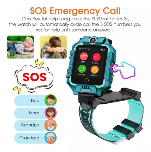 4g Reloj Inteligente Para Niños Gps Wifi Videollamada